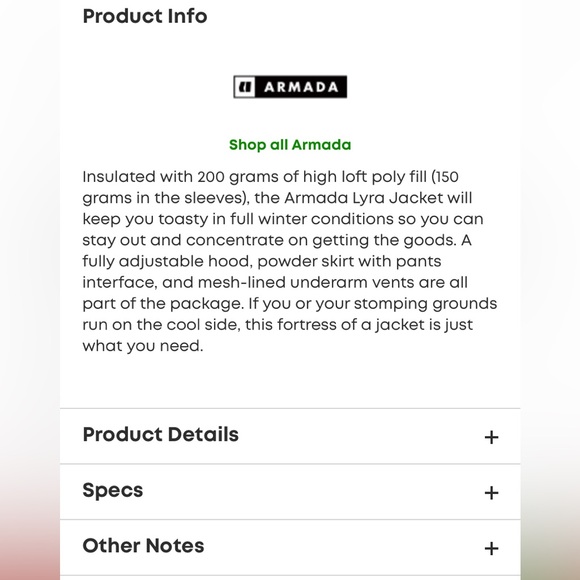 Women’s Armada Lyra Insulated Jacket - Picture 10 of 11